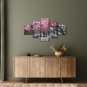 Obraz drzew magnolii (125x70 cm)