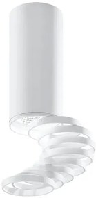 Biała nowoczesna metalowa lampa sufitowa - D241-Senja