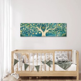 Obraz – Magiczne drzewo ze spiralami (170x50 cm)