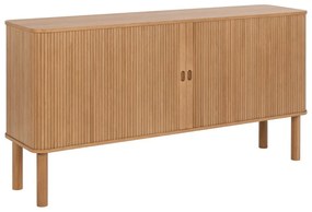 Niska komoda w dekorze dębu z drzwiami przesuwnymi 160x80 cm Langley – Actona