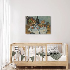 Obraz na szkle - Paul Cezanne, The Basket of Apples, reprodukcje (70x50 cm)