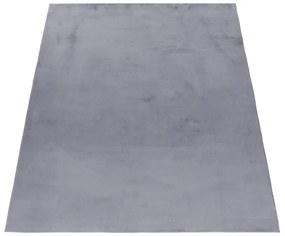 Dywan pluszowy Pouffy szary 200 cm x 290cm