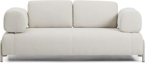 Beżowa sofa modułowa z tkaniny szenilowej 200 cm Compo – Kave Home