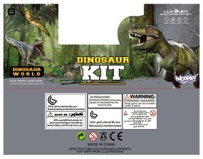 Woopie zestaw figurki dinozaury 16 el. + mata + kuferek