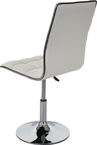 Krzesło do jadalni MCW-C41 (zestaw 6 sztuk),  białe