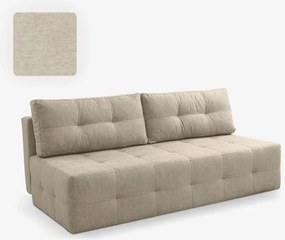 Sofa z Funkcją Spania MORANA Beżowa Nowoczesna