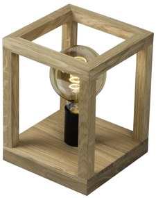 Spot-Light 7154174 - Lampa stołowa KAGO 1xE27/60W/230V matowy dąb