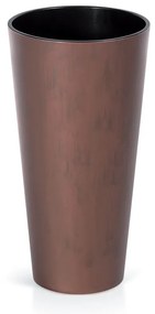 Donica ogrodowa Tubus Slim Beton Effect 28cm stal kortenowa PROSPERPLAST