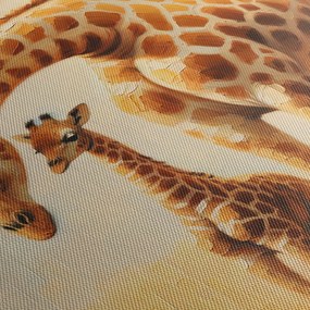 Obraz - Żyrafy (170x50 cm)