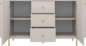 Komoda BOLLA 164,4 cm do Salonu Sypialni Odcienie beżu