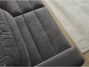 Czarna aksamitna sofa 276 cm Sierra – Bobochic Paris