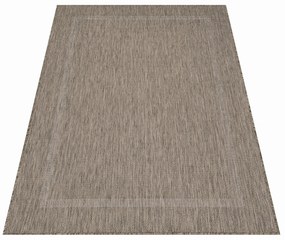 Dywan zewnętrzny Relax ramka brązowy 60 cm x 100 cm