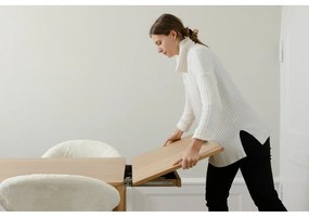 Rozkładany stół z litego drewna dębowego 90x200 cm Heart'n'Soul – UMAGE
