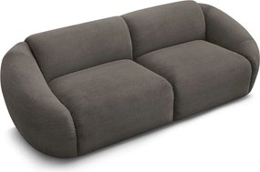 Szarobrązowa sztruksowa sofa 250 cm Tina – Bobochic Paris