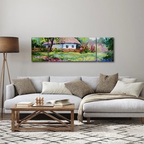 Obraz - Domek (170x50 cm)