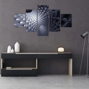 Obraz - Abstrakcja 3D (125x70 cm)