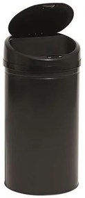 Brilanz Bezdotykowy kosz na śmieci Senzo 60 l, okrągły, czarny