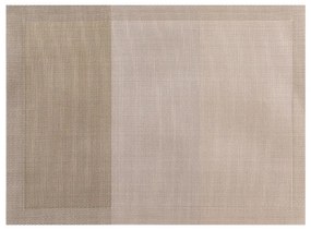 Brązowoszara mata stołowa Tiseco Home Studio Jacquard, 45x33 cm