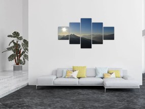 Obraz - Nad szczytami gór (125x70 cm)