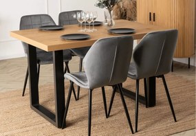 Rozkładany stół prostokątny Petralio 130–230 cm z laminowanym blatem