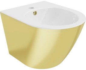 Mexen Lena bidet wiszący, biały/złoty - 35224806
