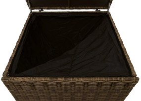 Rattanowy zestaw modułowy BORNEO LUXURY dla 5 osób (brązowy)