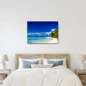 Obraz tropikalnej plaży (70x50 cm)