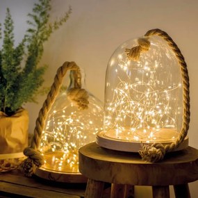Świąteczny łańcuch świetlny 20 diod LED, ciepła biel