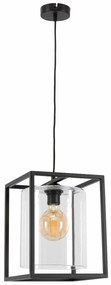 Lampa wisząca QUADRATUS czarna ELTAP