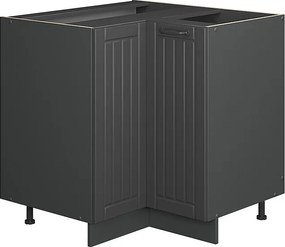 Szafka narożna ciemnoszary 80.5x60x82 fame-line