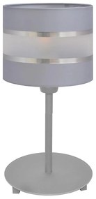 Lampa stołowa HELEN 1xE27/15W/230V szary/srebrny