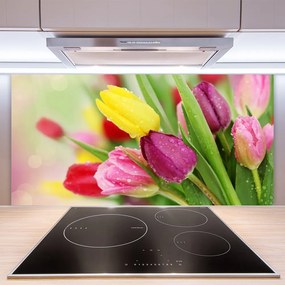 Panel Kuchenny Tulipany Kwiaty Roślina