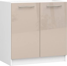 Nowoczesna szafka kuchenna pod zlew w kolorze cappuccino E8-B77