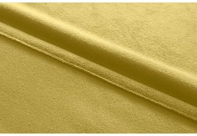 Zaciemniająca zasłona VELVET 140x270 cm, musztardowy Zawieszanie: Taśma z wiązaniami