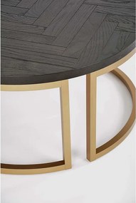 Stolik kawowy 90x40x90 cm czarny Seville SEV05-0