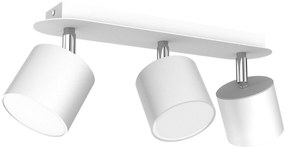 Lampa sufitowa DIXIE WHITE 3xGX53, potrójna, na listwie kierunkowa, biała
