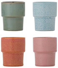 Kamionkowe filiżanki na espresso zestaw 4 szt. 150 ml Ewan – Bloomingville