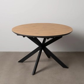 Okrągły rozkładany stół z dodatkowym blatem ø 120 cm Rocía – Ixia