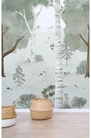Tapeta dziecięca 200 cm x 248 cm Birch Forest – Lilipinso