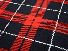 PrzytulneMieszkanie.pl PrzytulneMieszkanie.pl Pościel z mikropluszu ALBURY czerwona Rozmiar pościeli: 70 x 90 cm | 140 x 220 cm