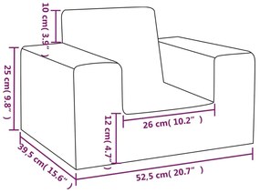 Różowy fotel dla dziewczynki - Hring 4X