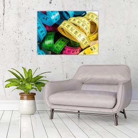 Obraz na szkle - mierniki koloru (70x50 cm)