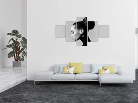 Obraz - Profil pięknej kobiety (125x70 cm)