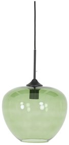 Zielona lampa sufitowa z szklanym kloszem ø 30 cm Mayson – Light & Living