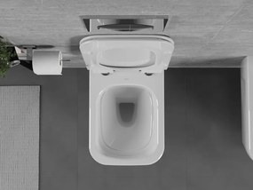 Mexen Margo miska wc Rimless z deską wolnoopadającą slim, duroplast, biała połysk - 30420800