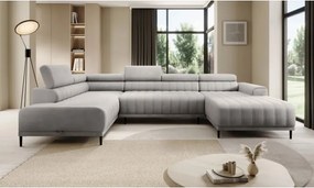 Narożnik CALDO XL Lewostronny z funkcją spania wolnostojąca w tkaninie RUN AGAIN 80 WERSAL