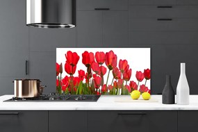 Panel nad blat kuchenny Pastelowy Ogród Na Szkle