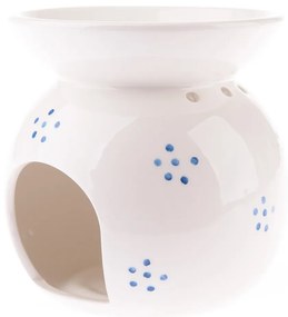 Porcelanowa lampa zapachowa Campesino biała, 9,8 x12,5 cm