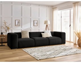 Czarna sofa 345 cm Zephyr – Bobochic Paris