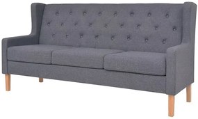 Trzyosobowa sofa Faselo 3G - szara